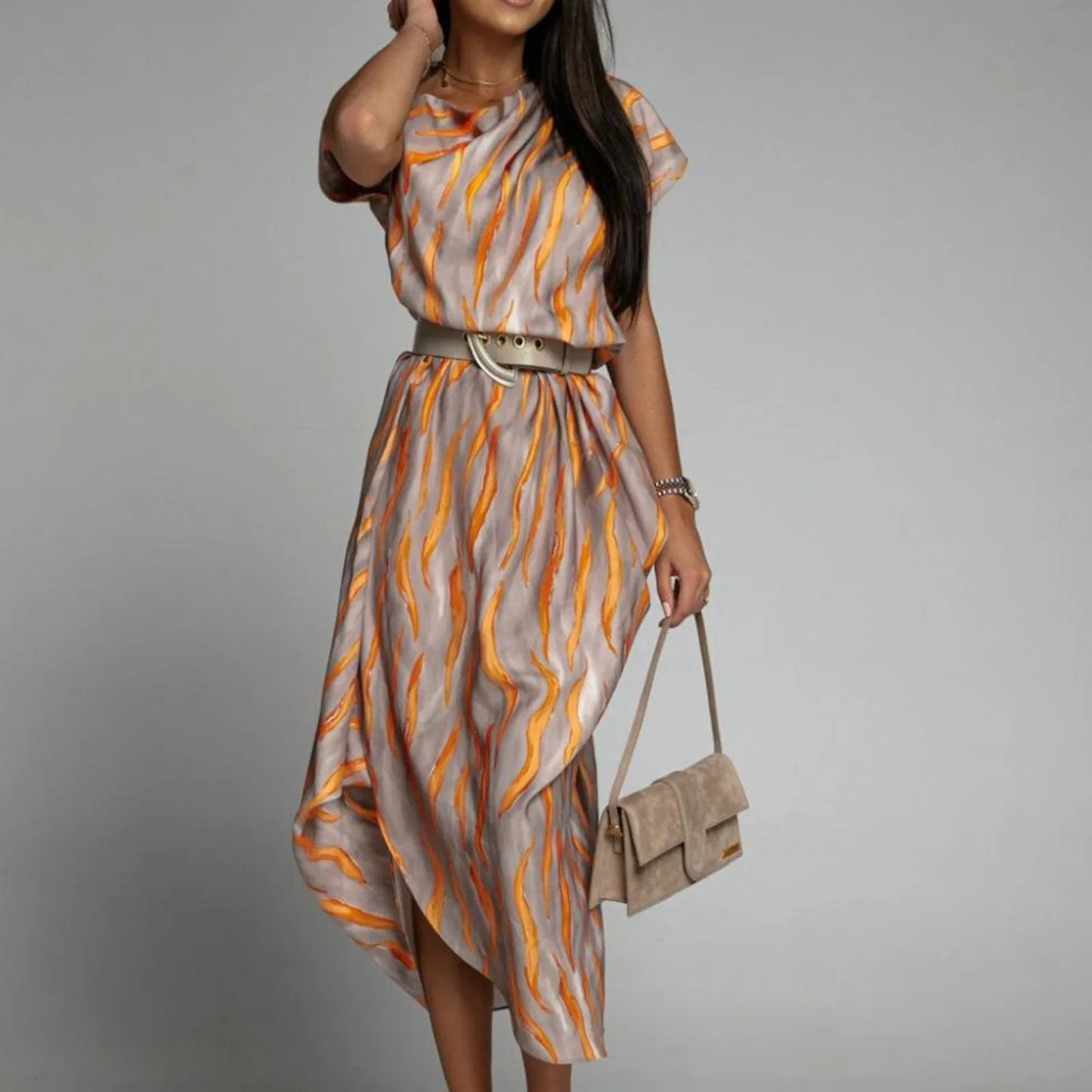 Women's Printed A-Line Dress