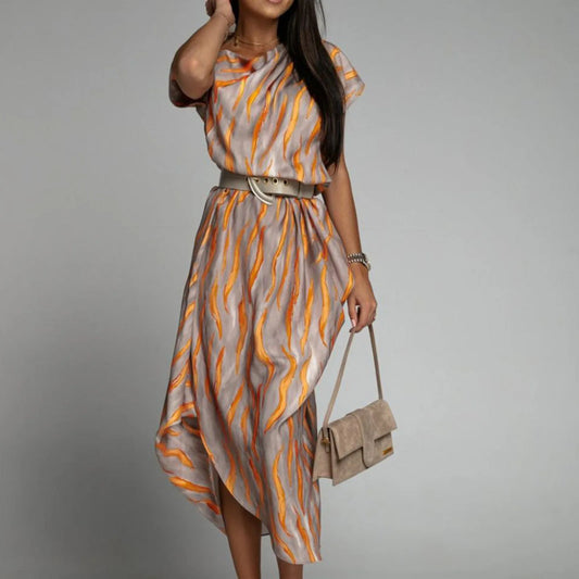 Women's Printed A-Line Dress