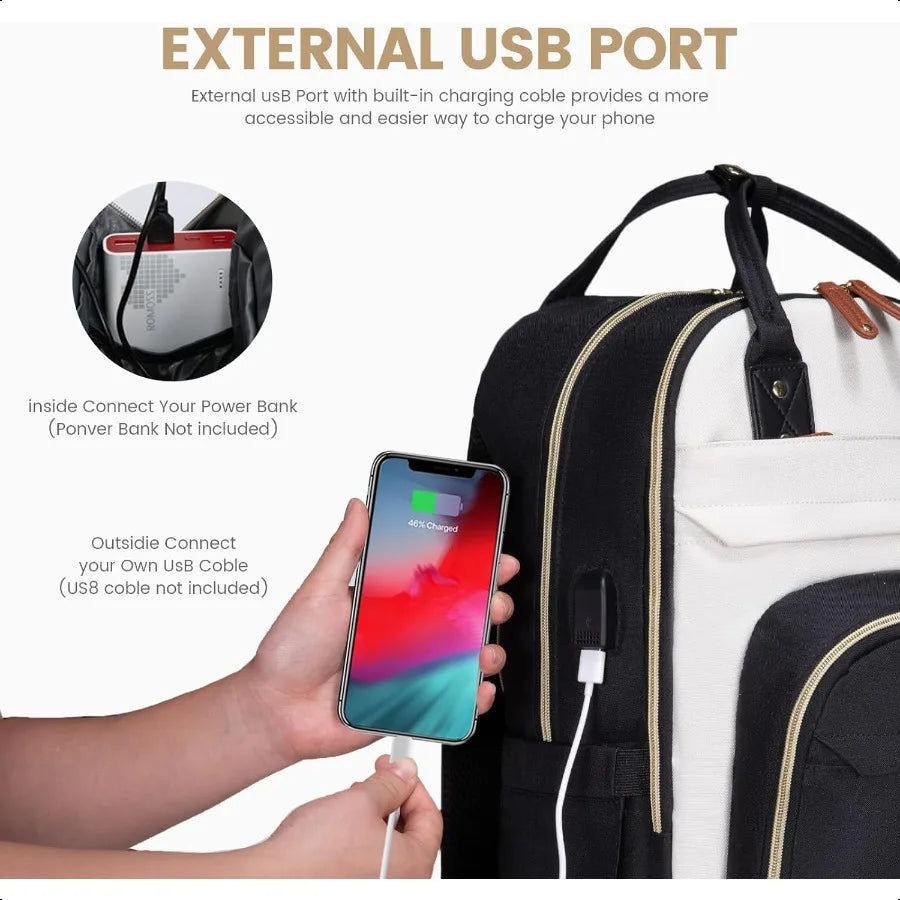 Women's Large Capacity Laptop Backpack 15.6 inch