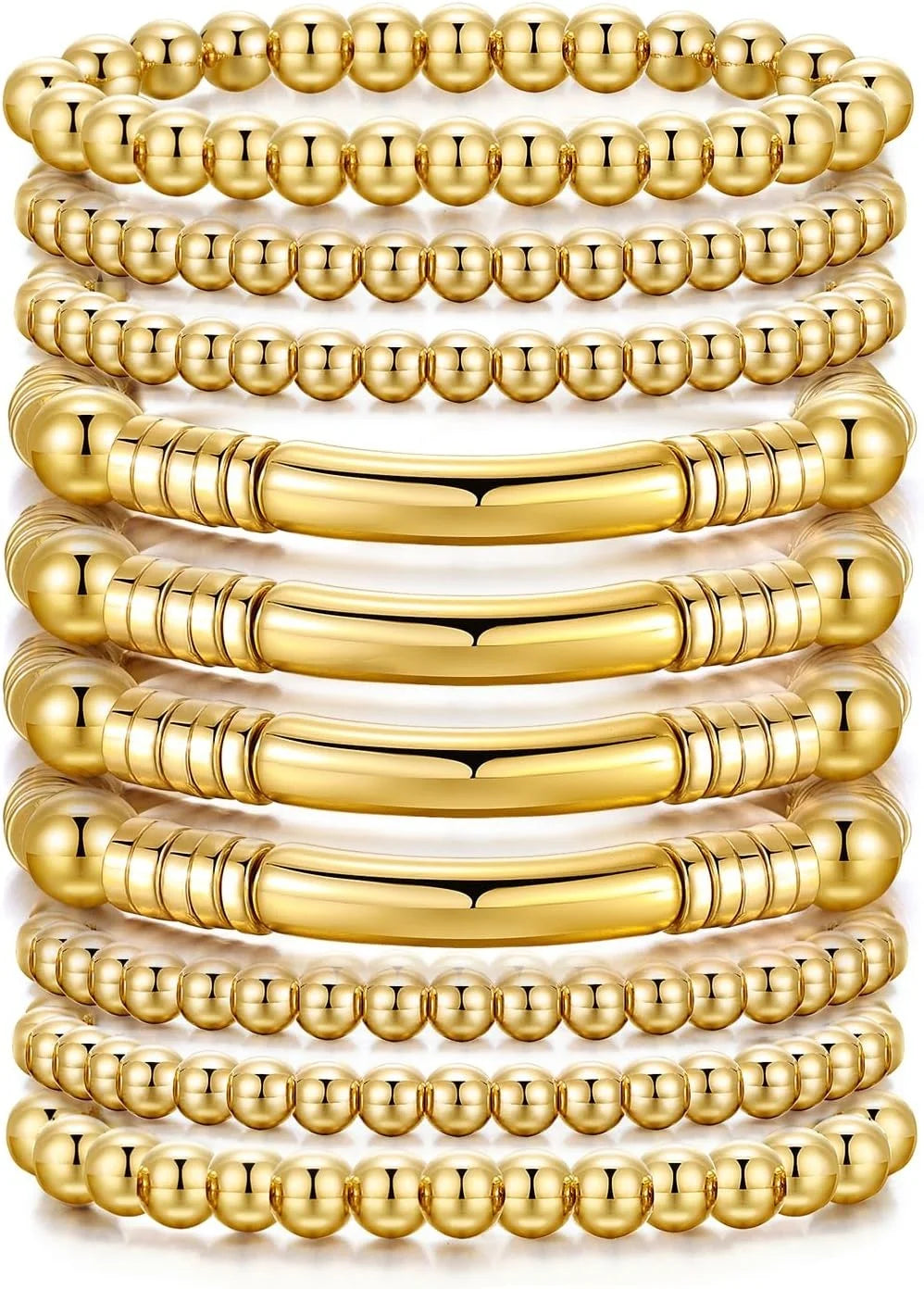 Beaded Gold Bracelets for Women