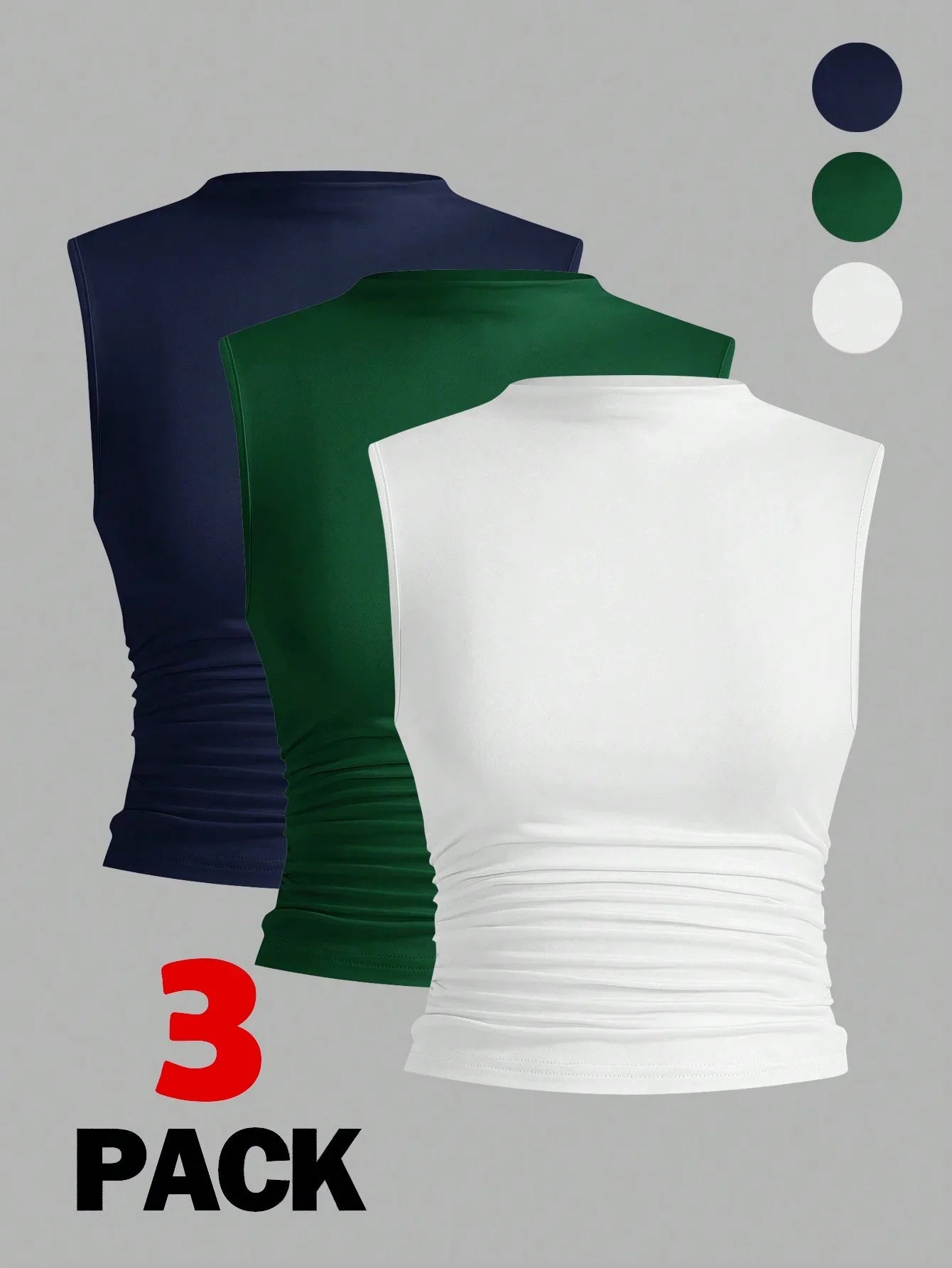 Women's casual slim-fit sleeveless top