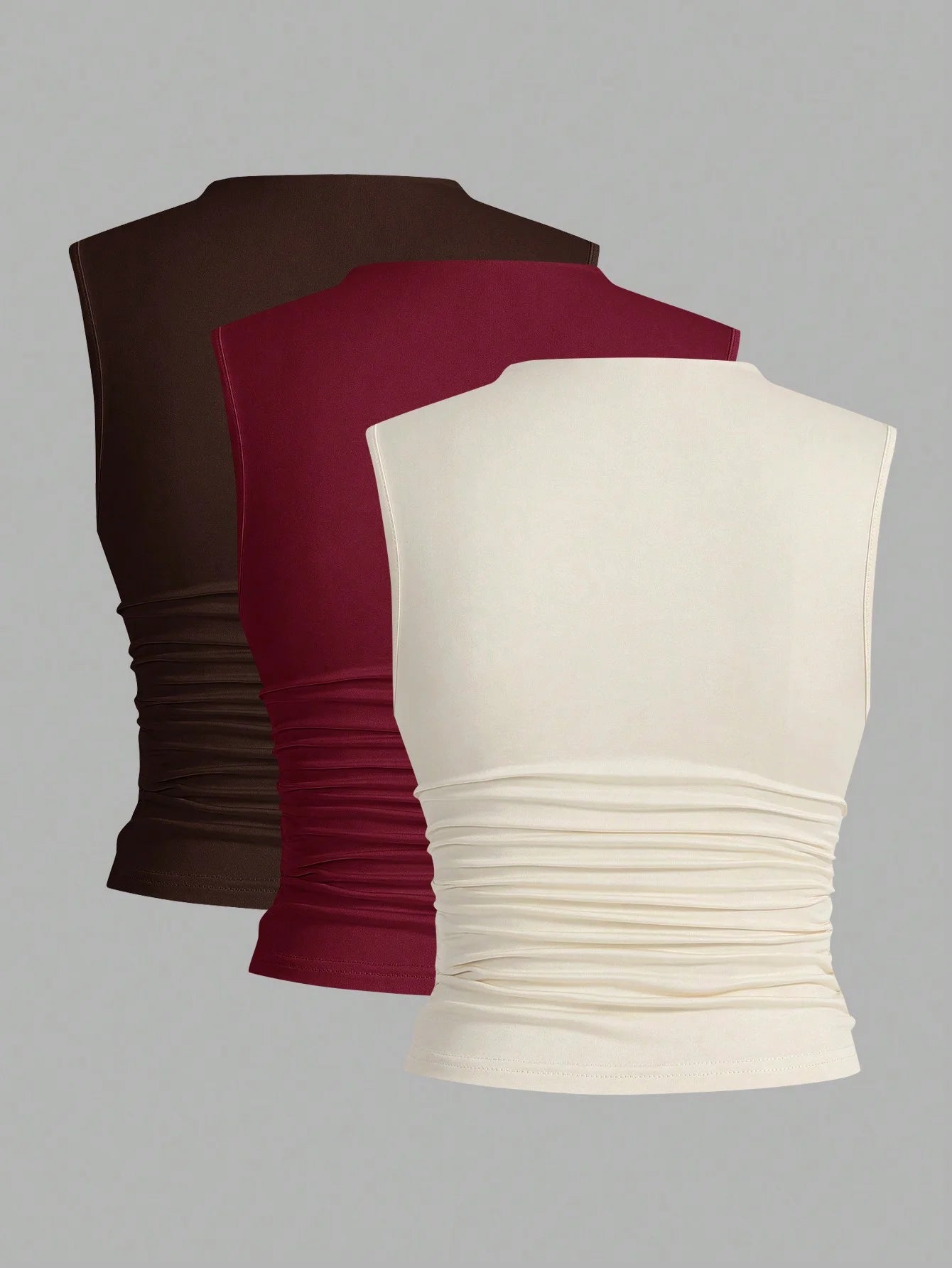 Women's casual slim-fit sleeveless top