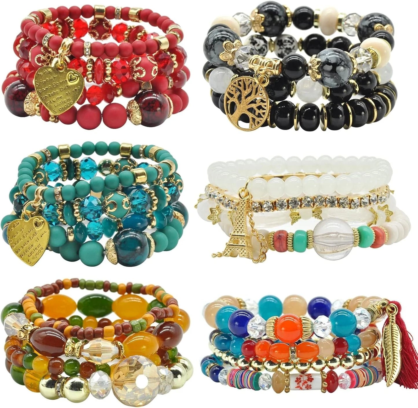 Beaded Bracelet Sets for Women