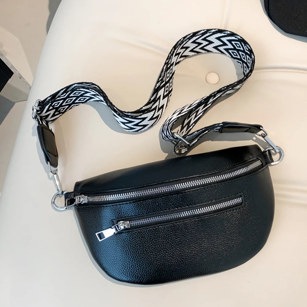 Women Stylish Crossbody Bag with Wide Strap