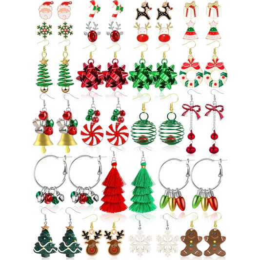 Christmas Dangle Earrings for Women