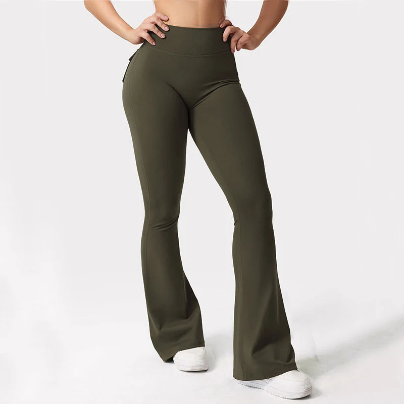 Women's Flare Leg High Stretch Yoga Leggings