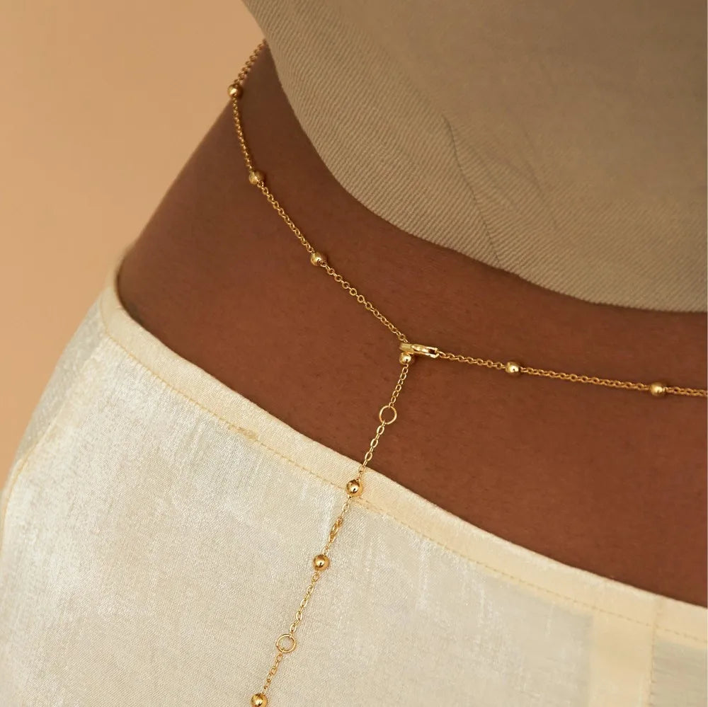 Beaded Belly Chain for Women