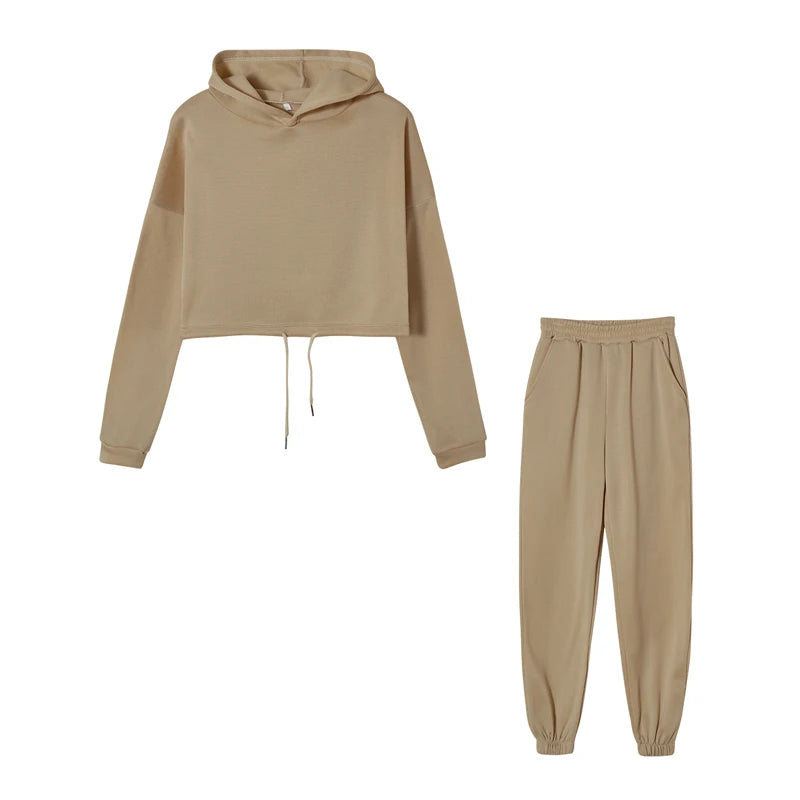 Women's Long-sleeved Casual Two-piece Set