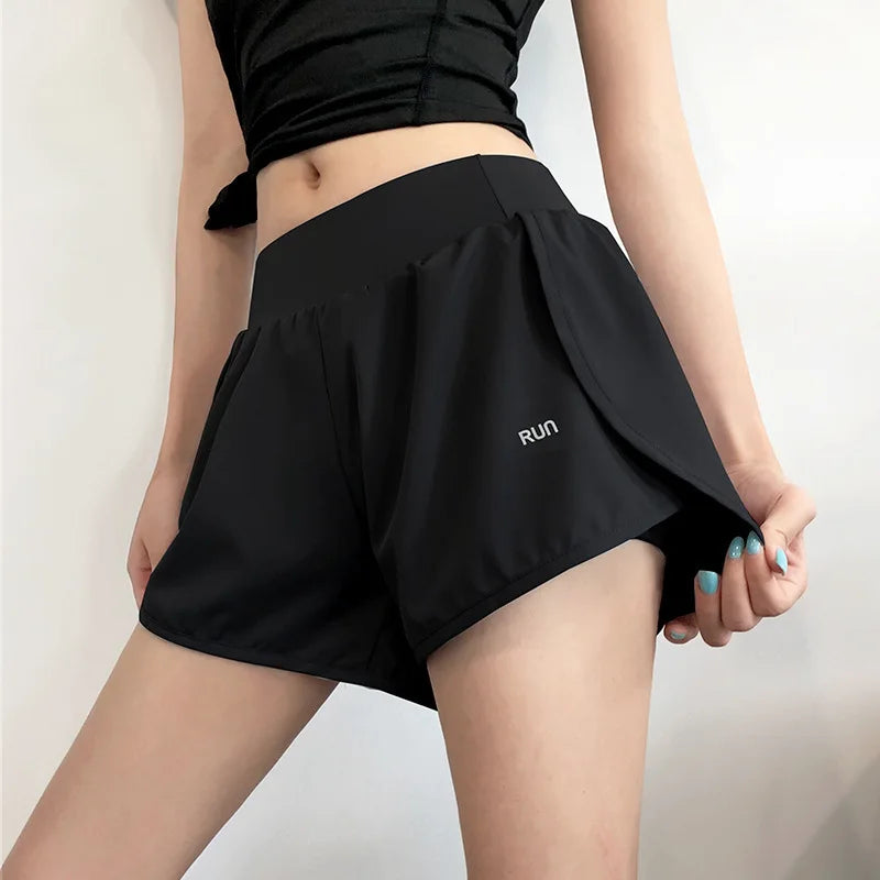 Women's Fitness Shorts With Pocket