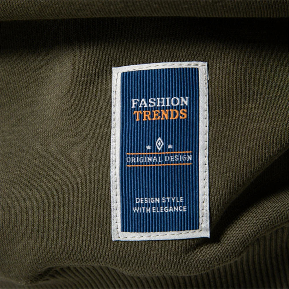 Men's Crew Neck Solid Color Sweatshirt