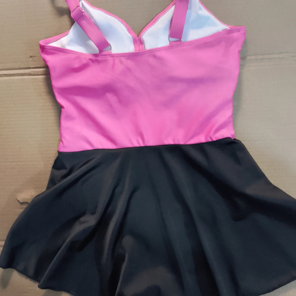 Women's One-Piece Swimdress with Tummy Control