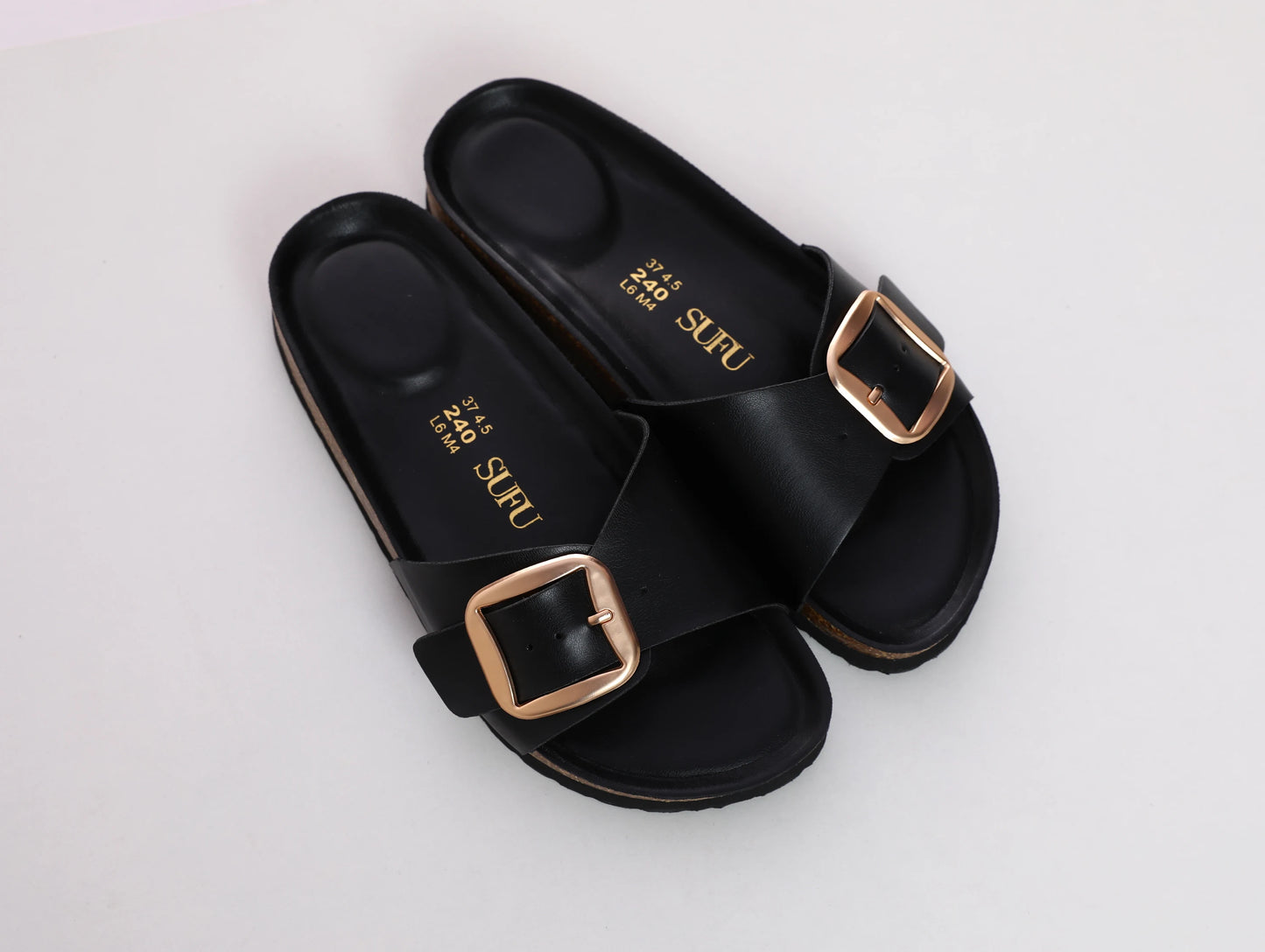 SUFU Summer Women's Slippers Leather Shoes