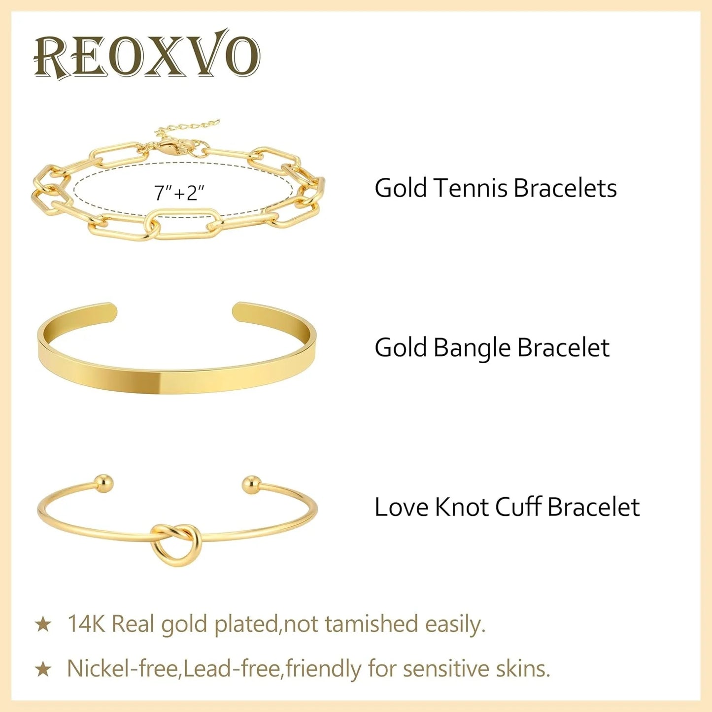 Women's Gold Plated Bangle Cuff Bracelets