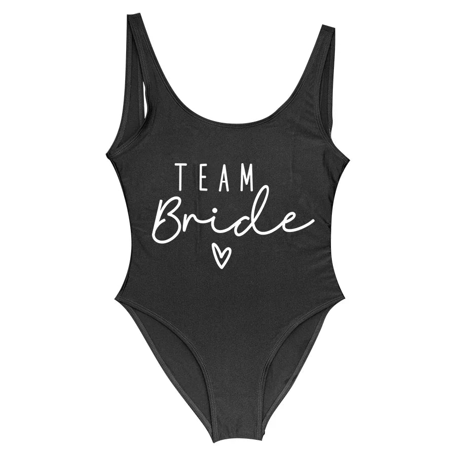 Women's Bridal Team Bride One-Piece Swimsuit