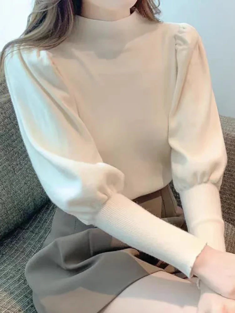 Puff Sleeve Women's Sweater