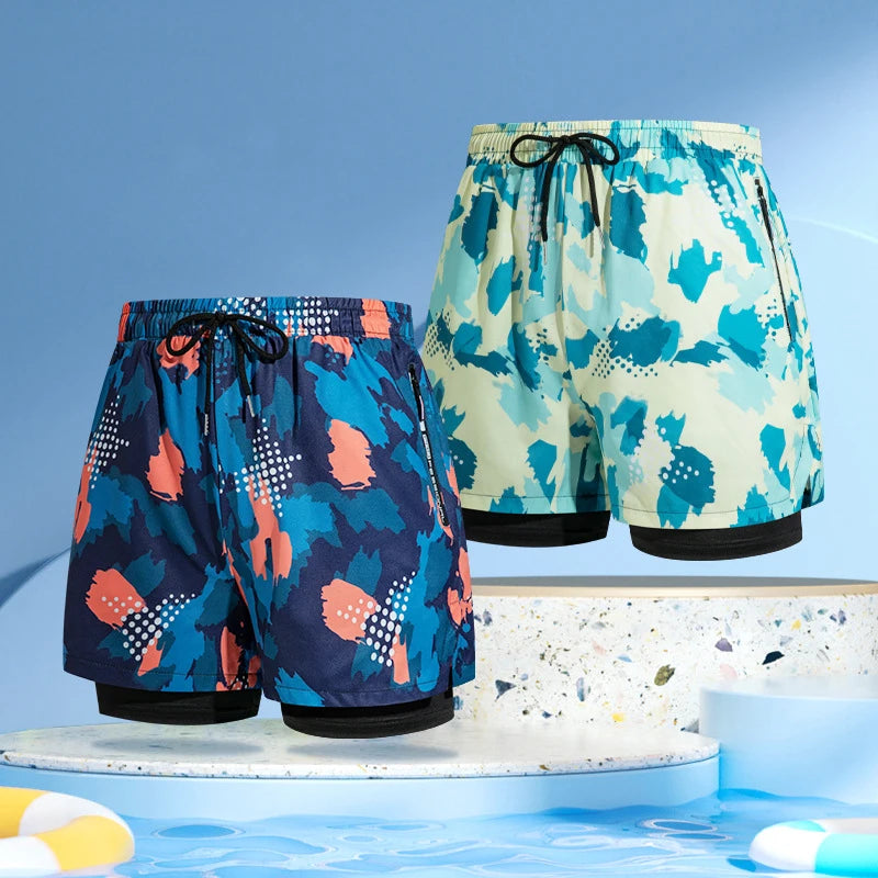 Men's Breathable Swim Trunks