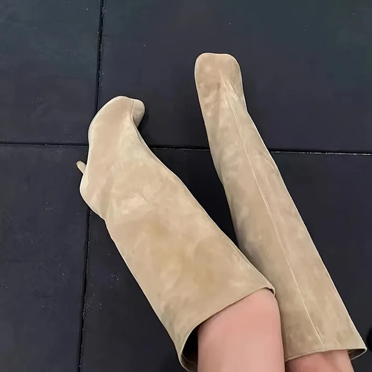 Women's Suede Knee High Boot