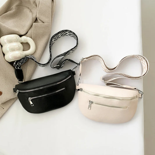 Women Stylish Crossbody Bag with Wide Strap