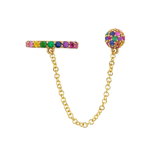 Women's Double Hole Earrings