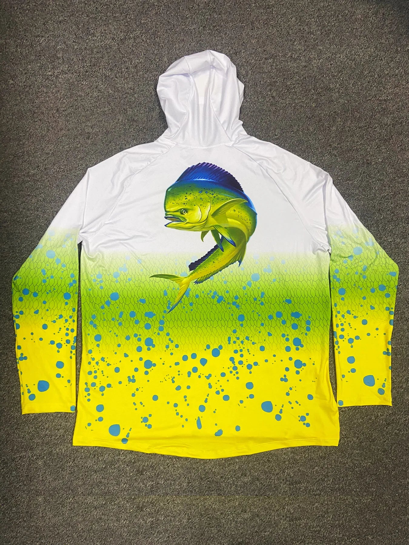 Fishing Hoodie Sailing Shirt Men Long Sleeve Sun Protection
