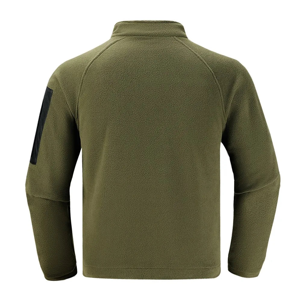 Men's Military Sweater with Zippers