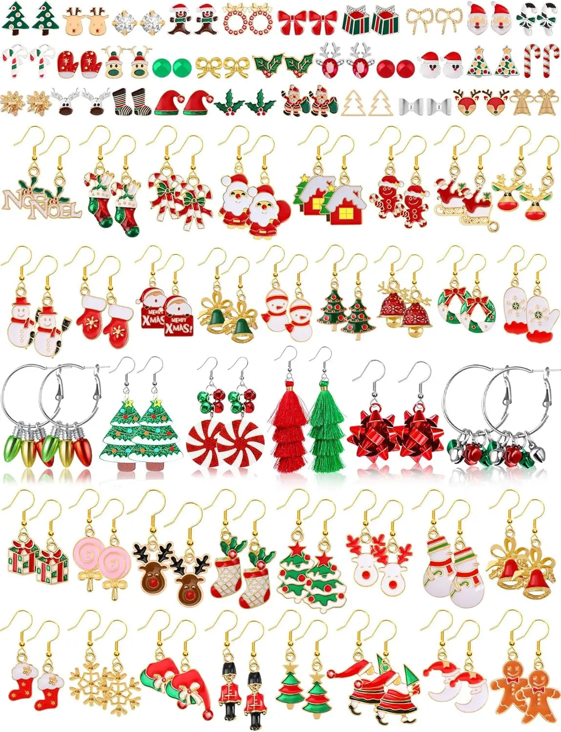 Christmas Dangle Earrings for Women