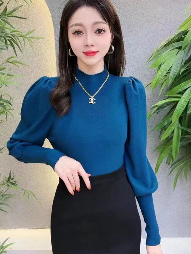 Puff Sleeve Women's Sweater