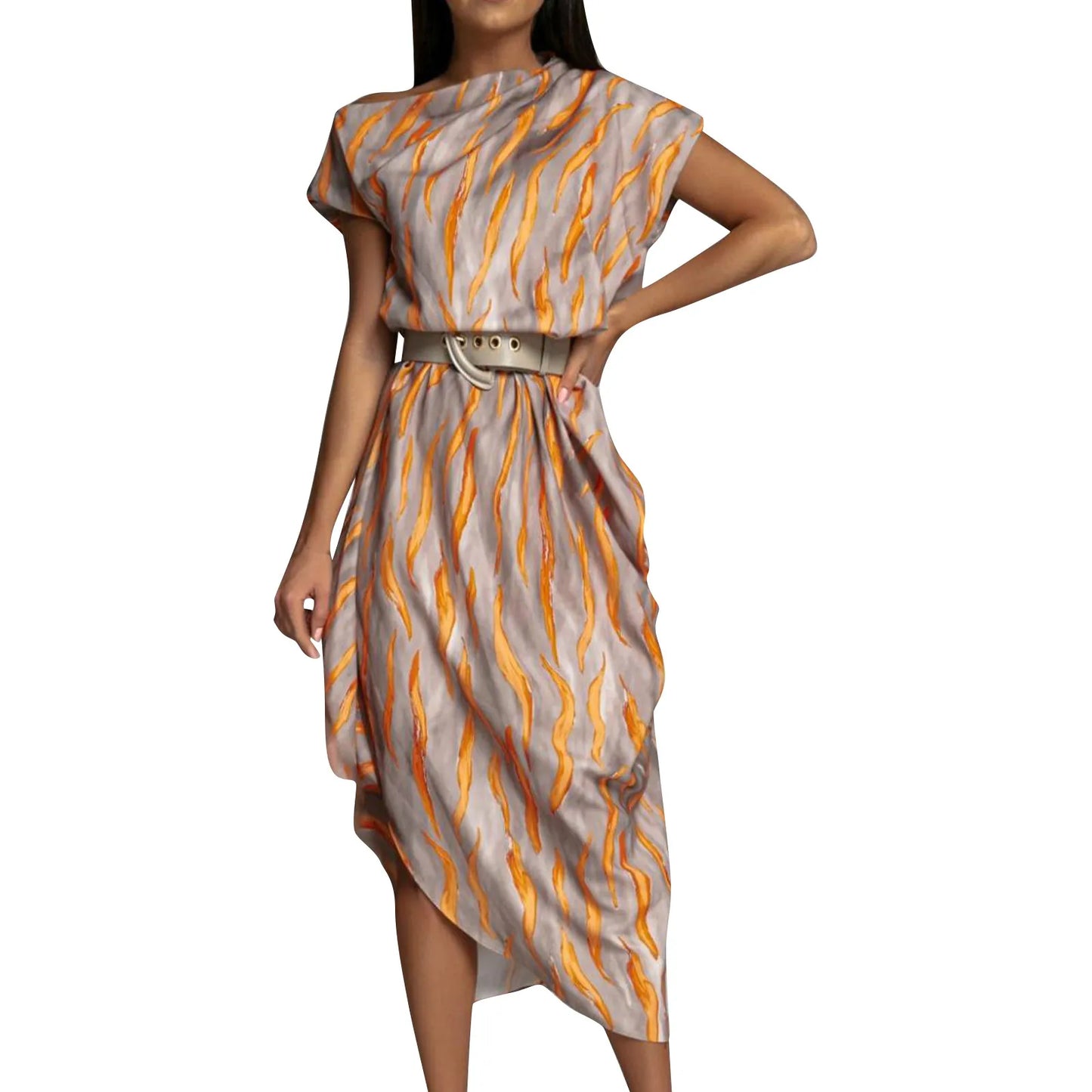 Women's Printed A-Line Dress
