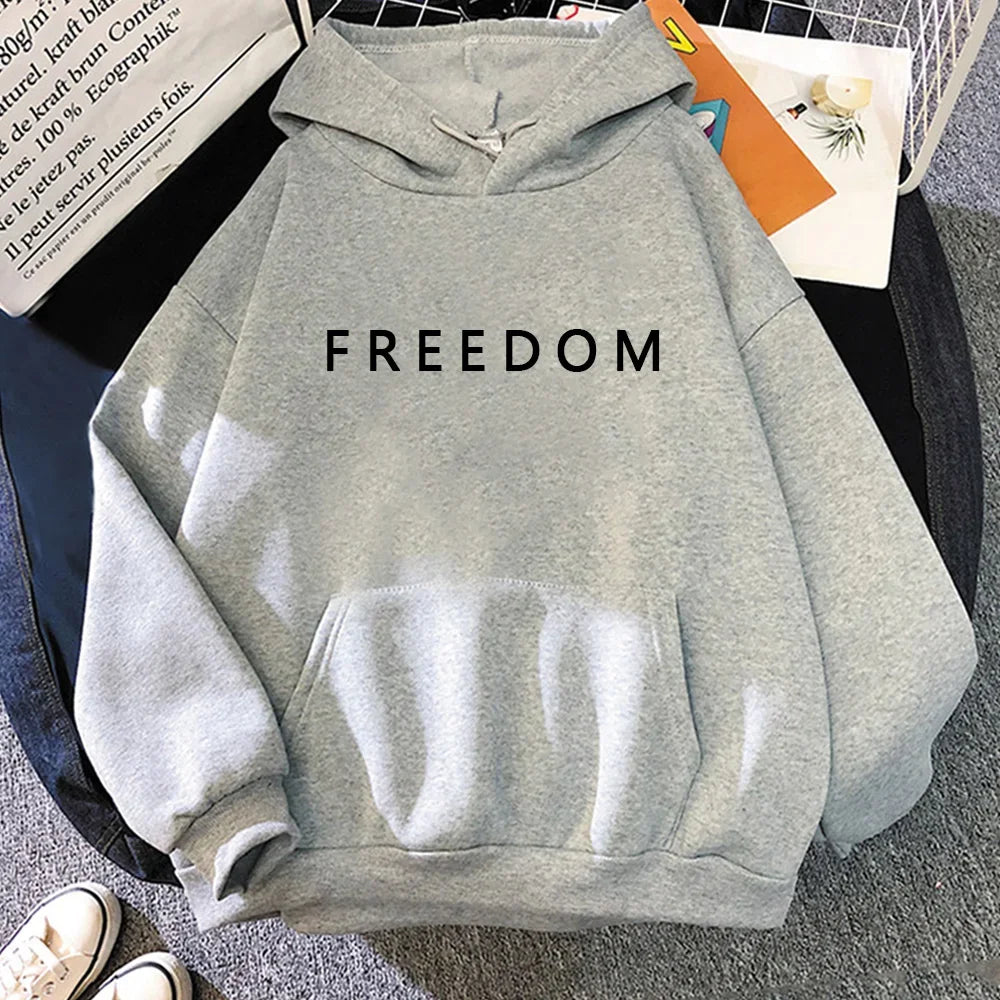 Charlie Kirk FREEDOM Oversized Pullover Sweatshirt Men/women