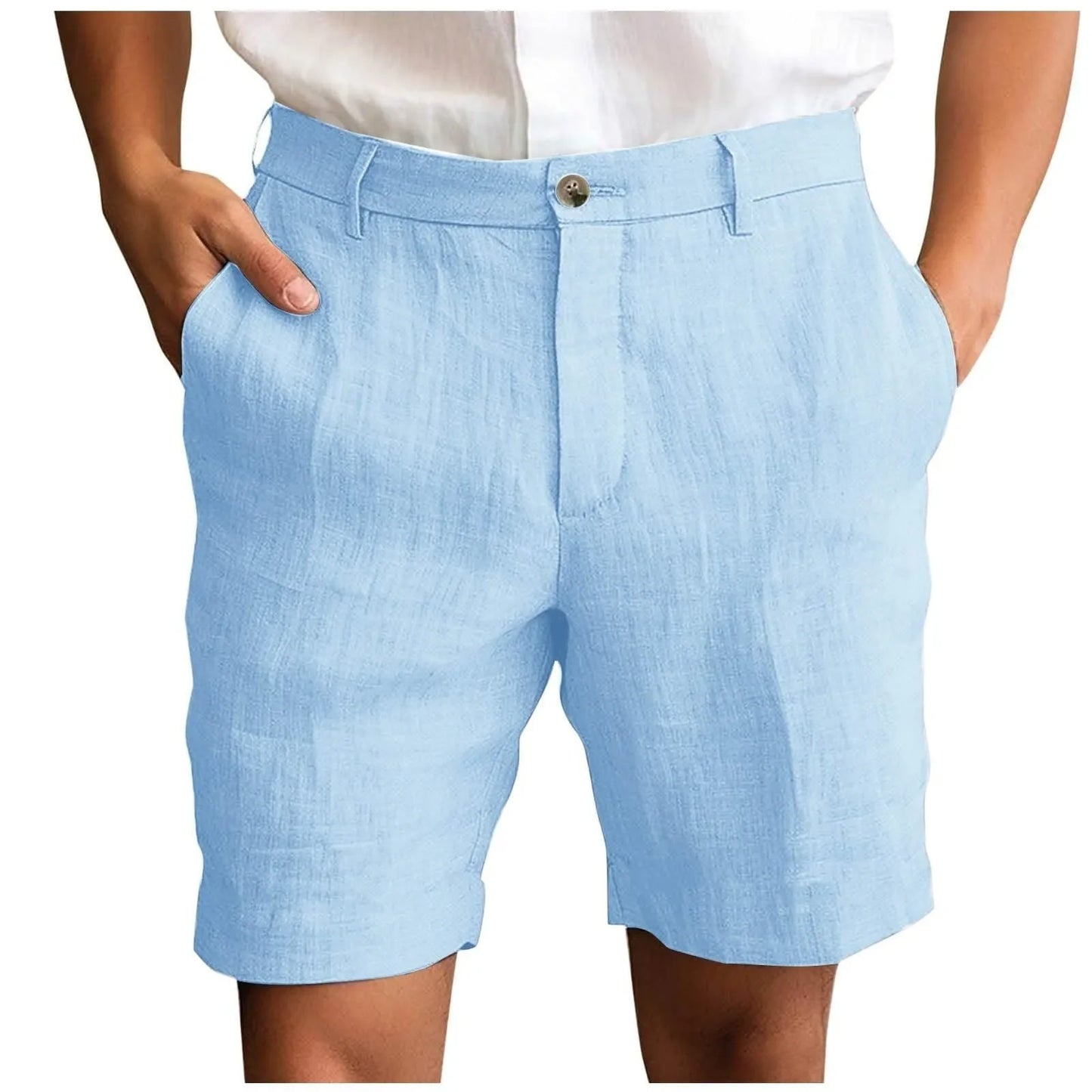 Men's Cotton Linen Shorts