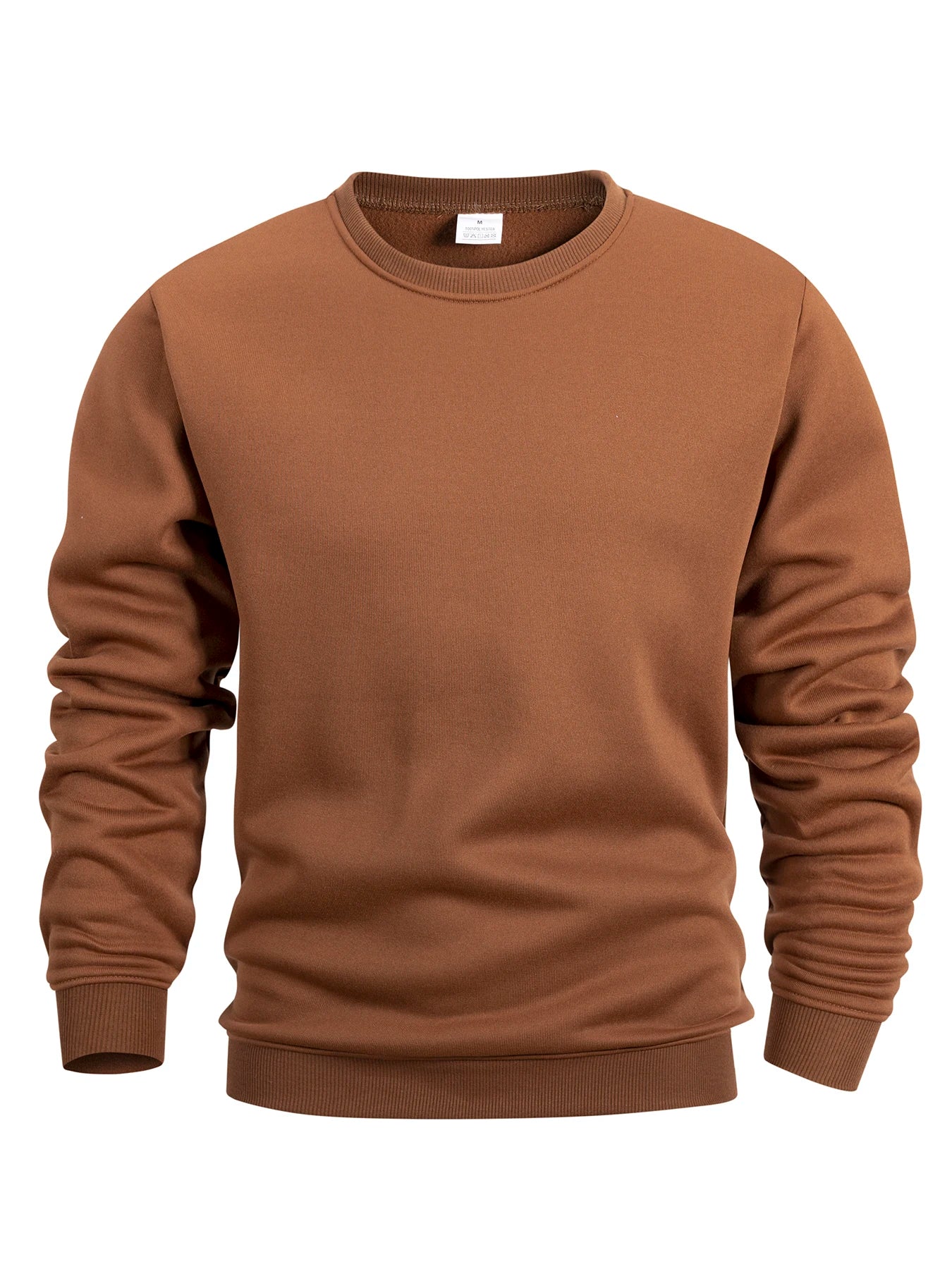 Men's Solid Color Crew Neck Sweatshirt