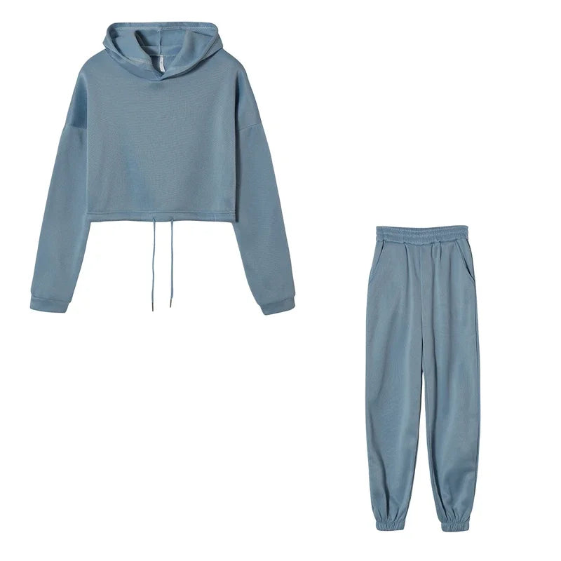 Women's Long-sleeved Casual Two-piece Set