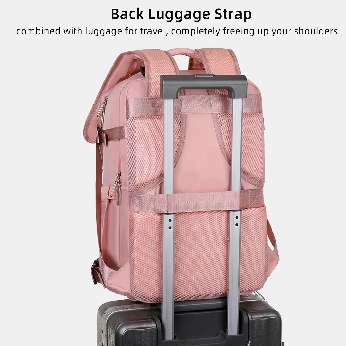 Large Capacity Carry On Luggage Backpack