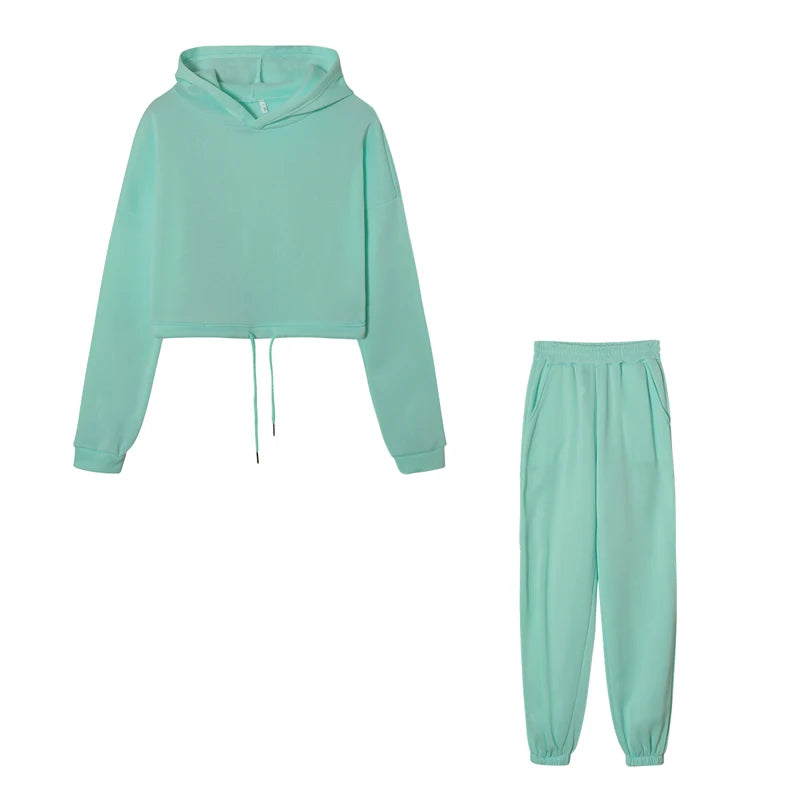 Women's Long-sleeved Casual Two-piece Set