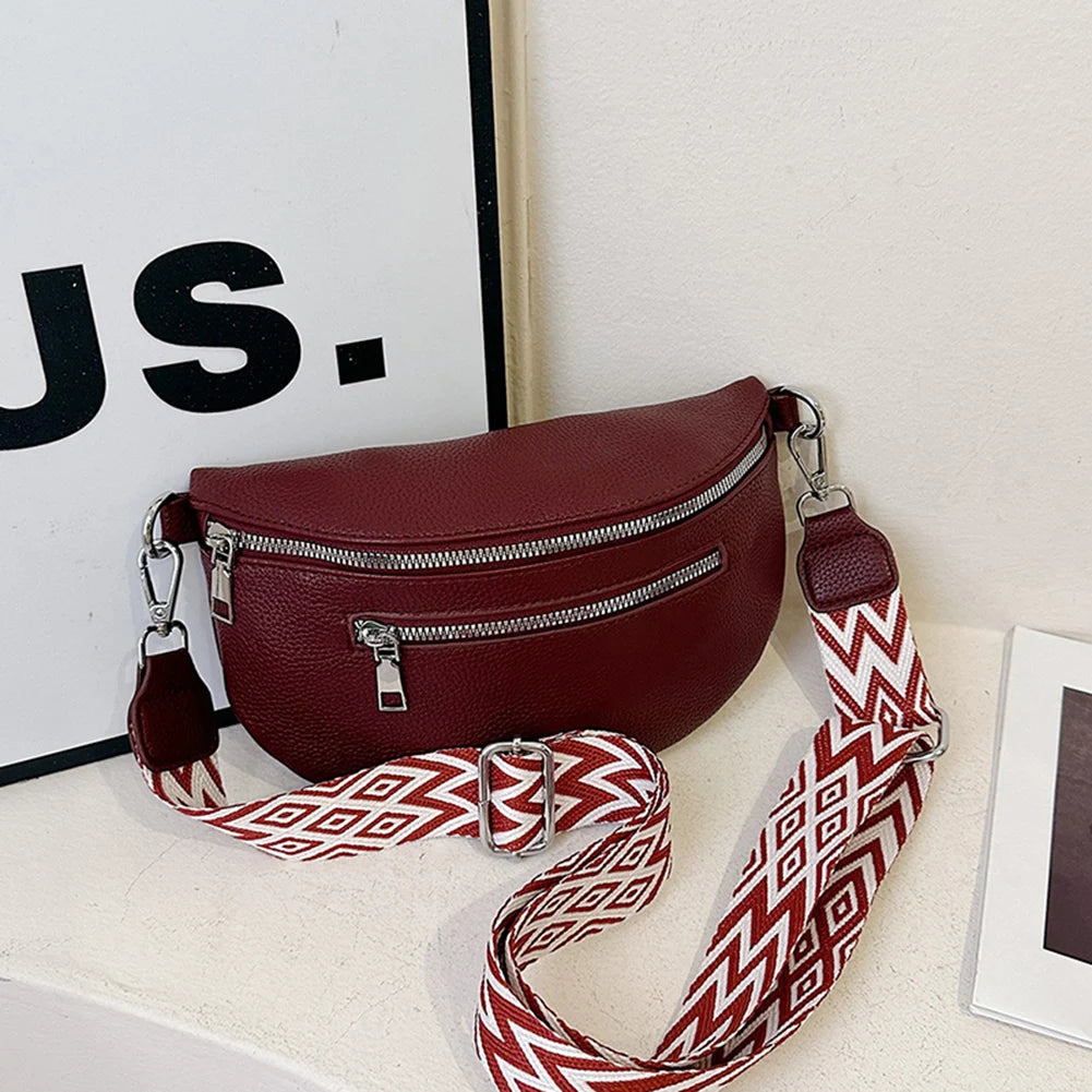 Women Stylish Crossbody Bag with Wide Strap