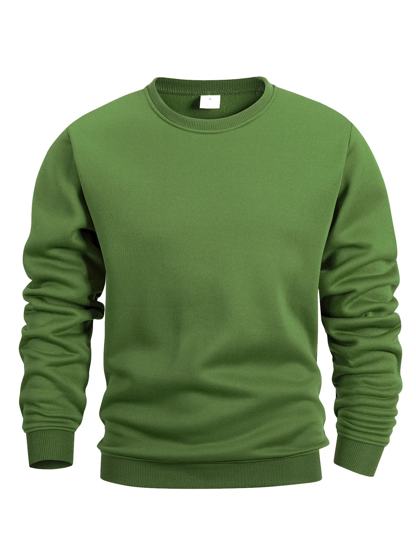 Men's Solid Color Crew Neck Sweatshirt