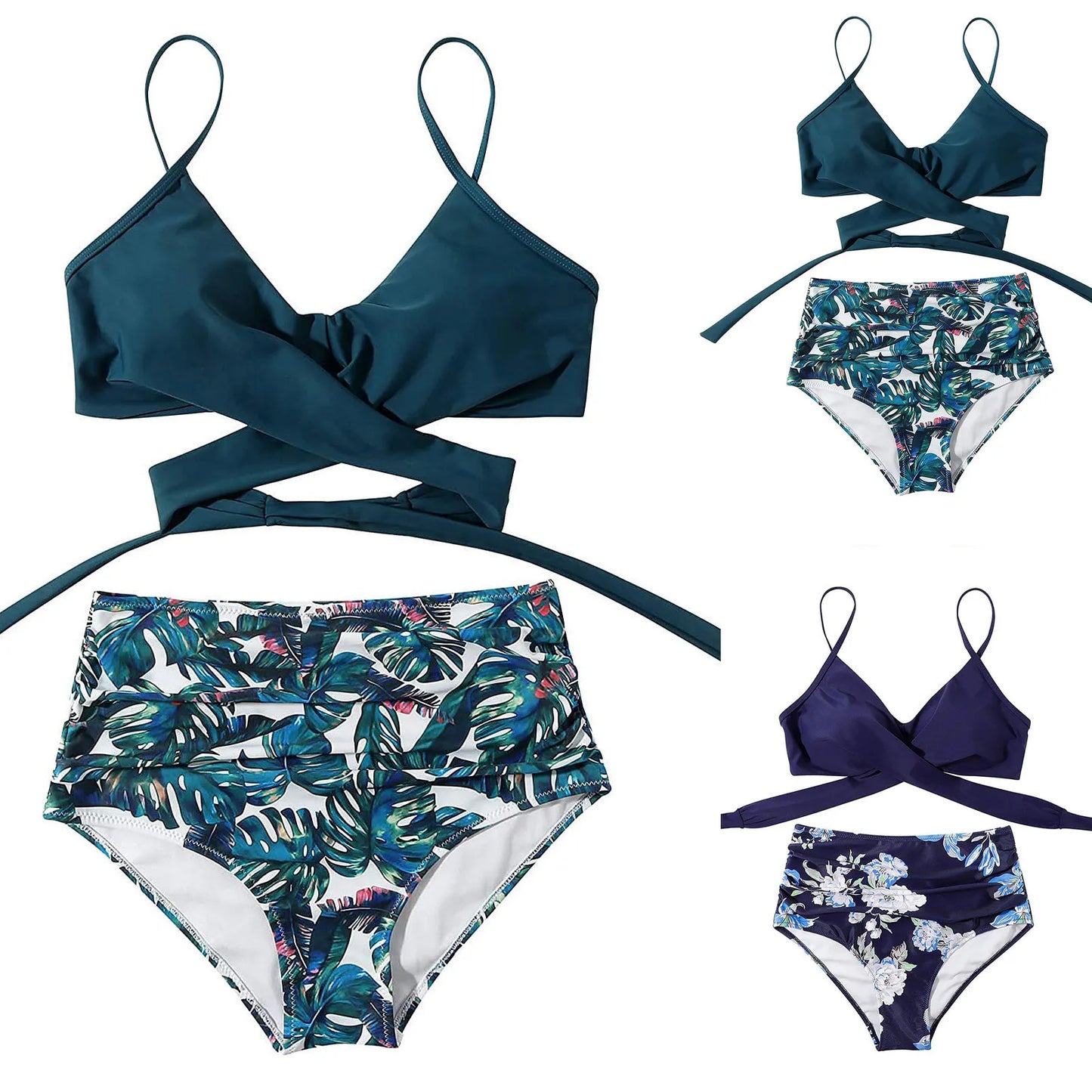 Women's High Waisted Bikini Swimsuit