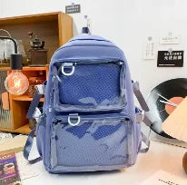 Japanese Kawaii Itabag Transparent Backpack for Women