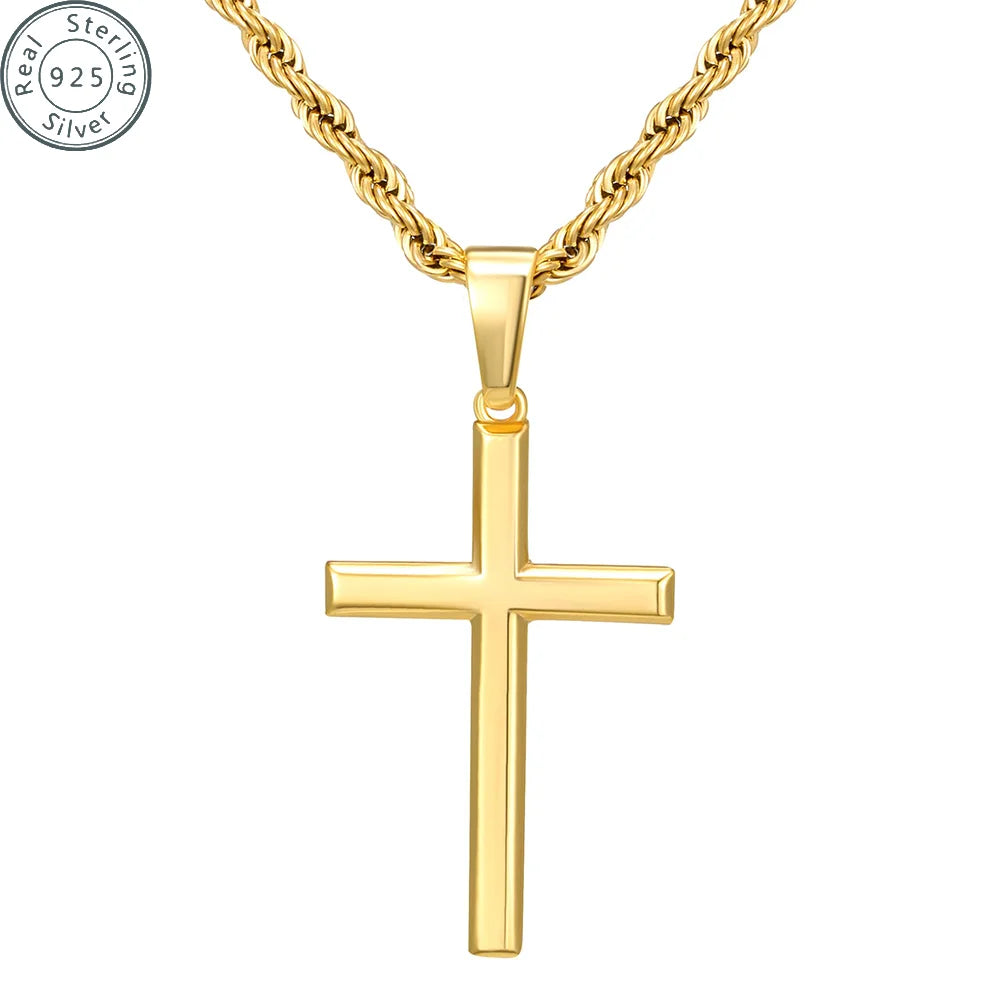 Sterling Silver Cross Necklace