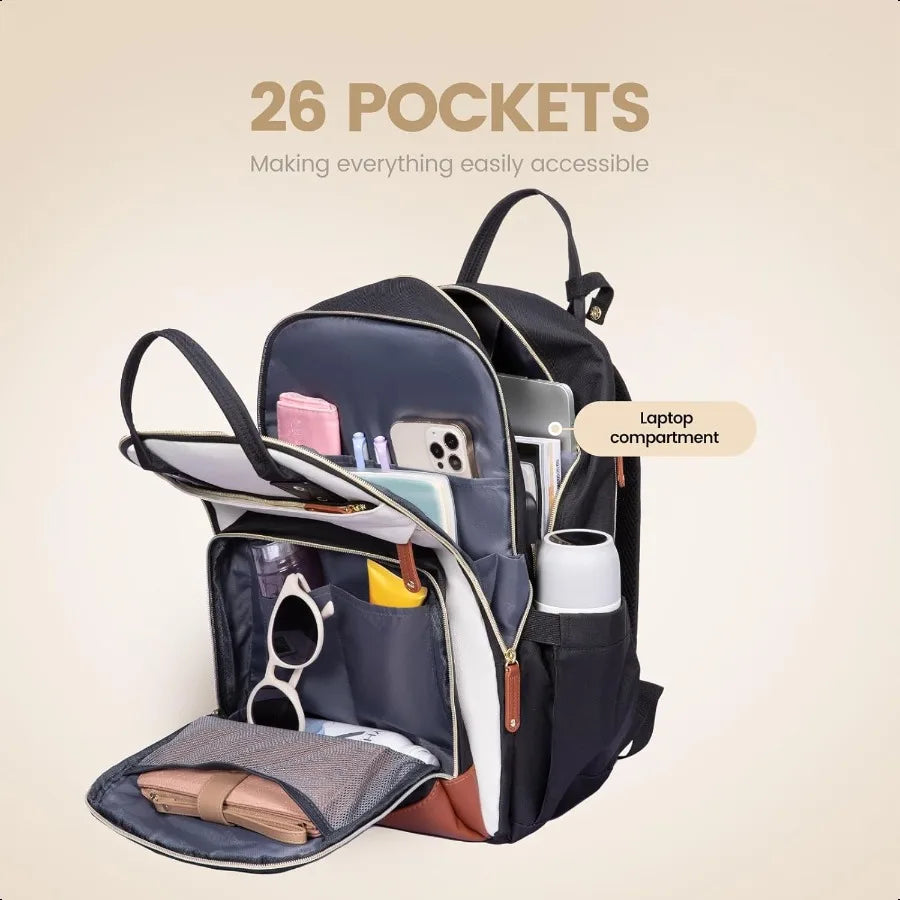 Women's Large Capacity Laptop Backpack 15.6 inch