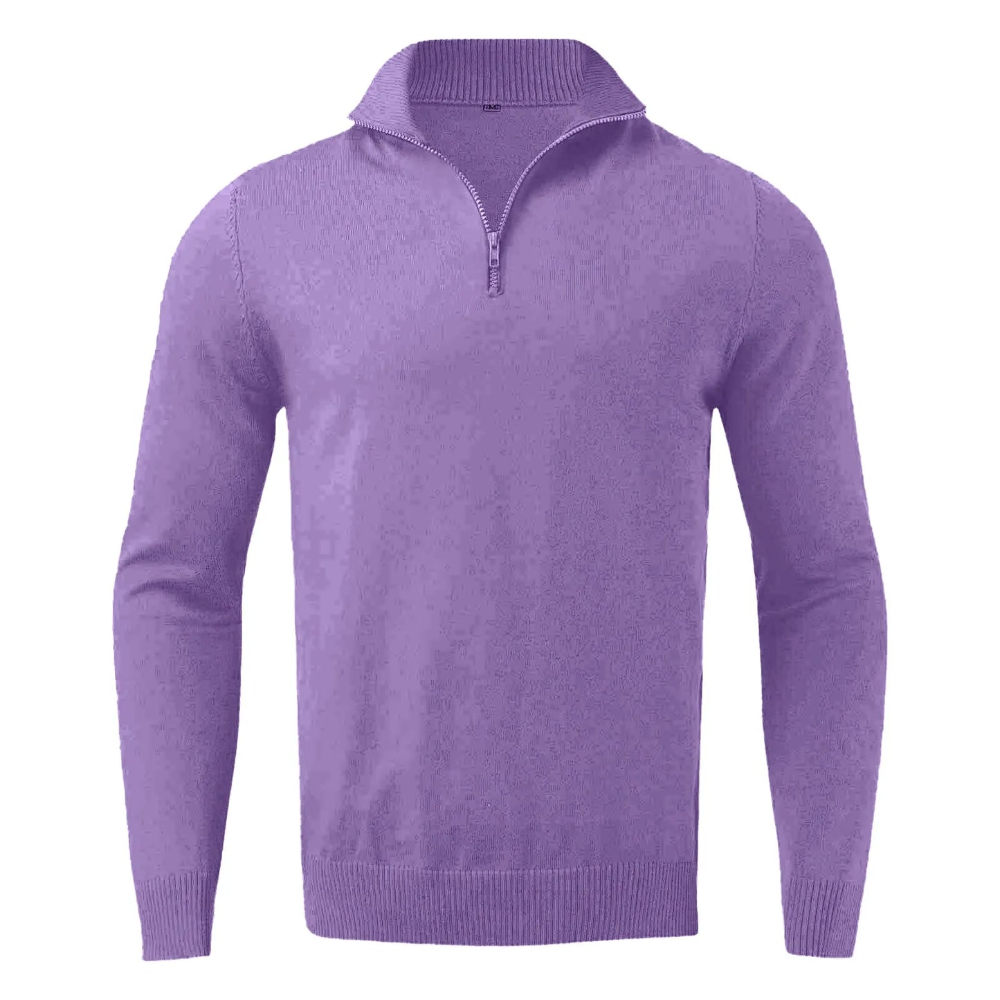 Men's Knit Half Zip Long Sleeve Sweater