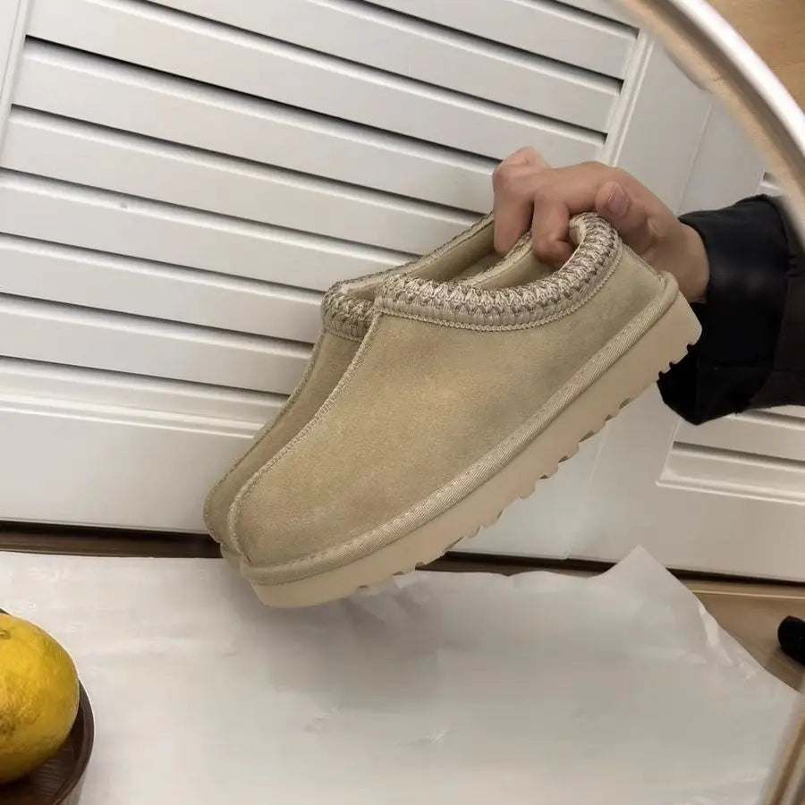 Women's Low-cut Fur Mini Classics with Real Sheepskin