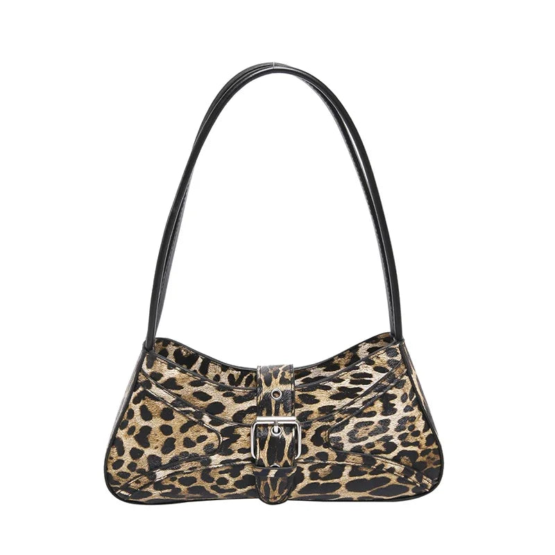 Women's Leopard Print Underarm Shoulder Bag
