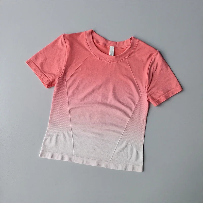 Women's Light Fitting Quick Drying Sports T-shirt