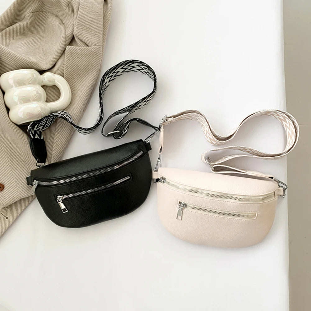 Women Stylish Crossbody Bag with Wide Strap