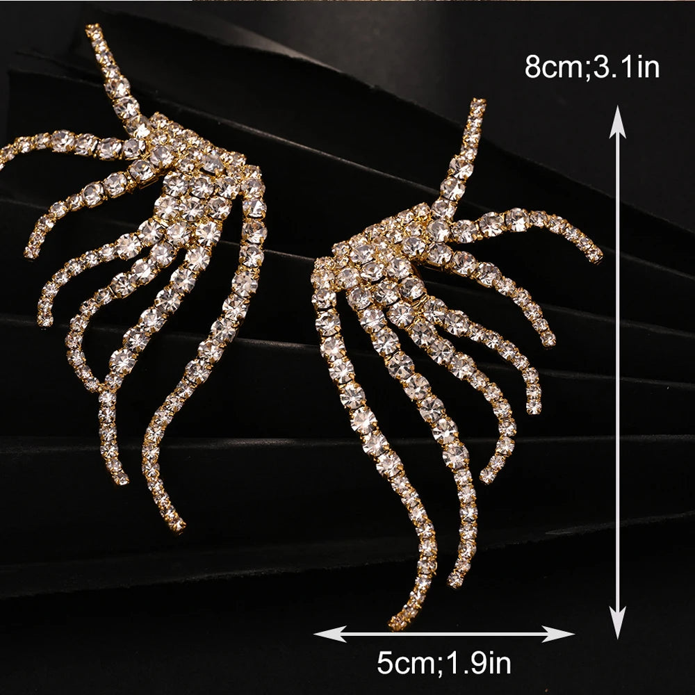 Women's Hollow Feather Earrings