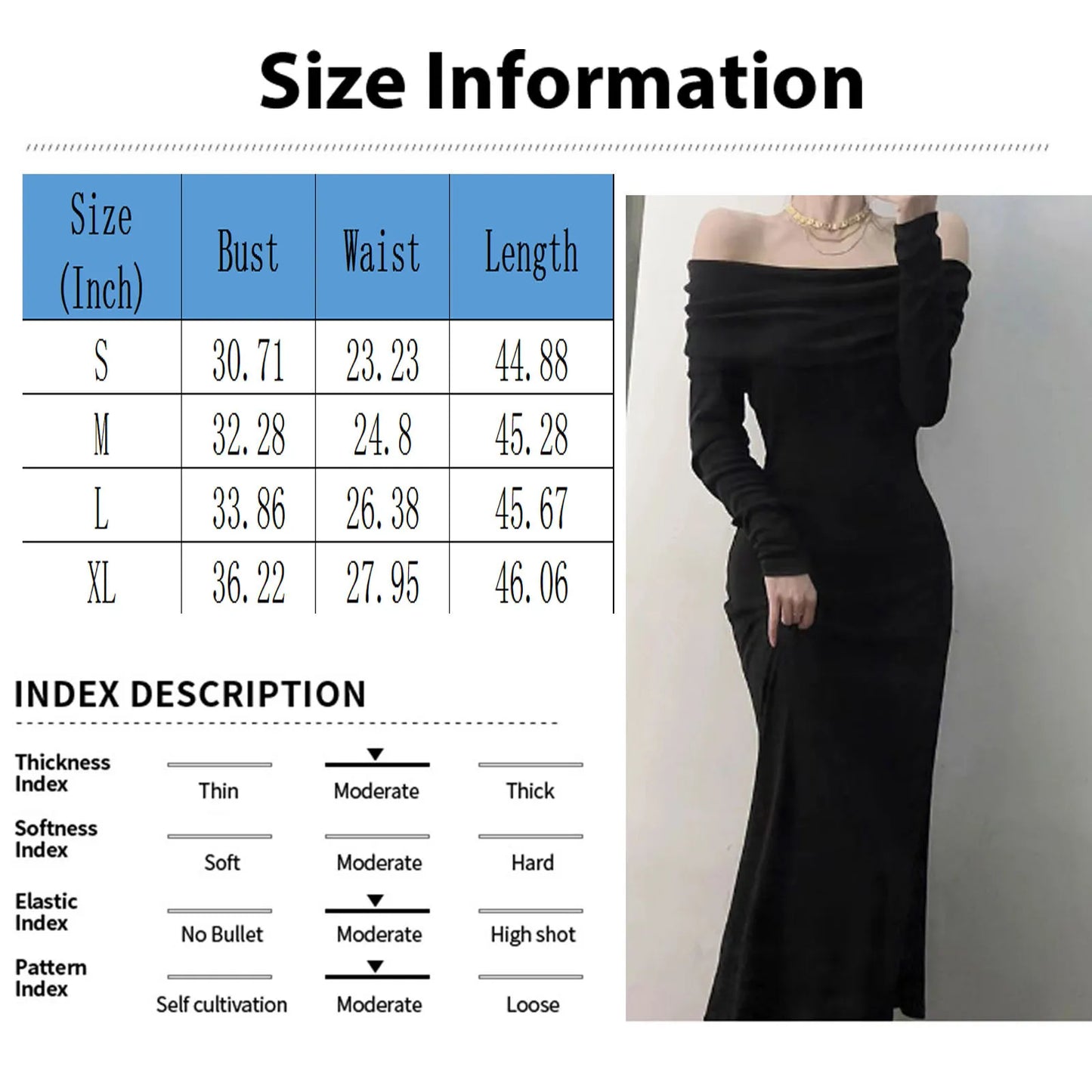 Elegant Long Sleeve Knitted Off Shoulder Maxi Bodycon Sweater Dress